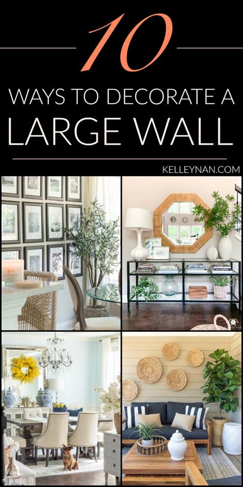 How To Decorate A Large Living Room Wall | Cabinets Matttroy