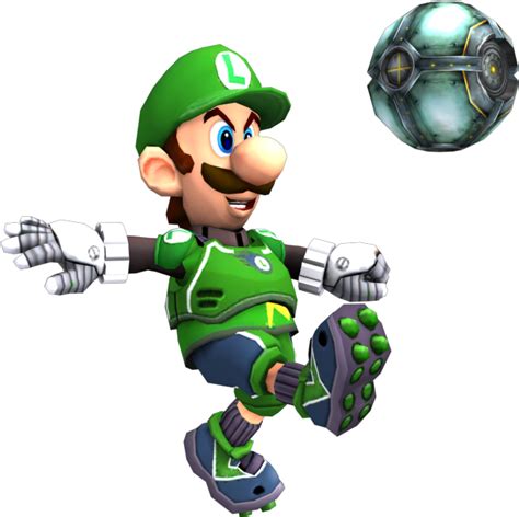 Luigi render test (Mario Strikers Charged) by Luigimariogmod on DeviantArt