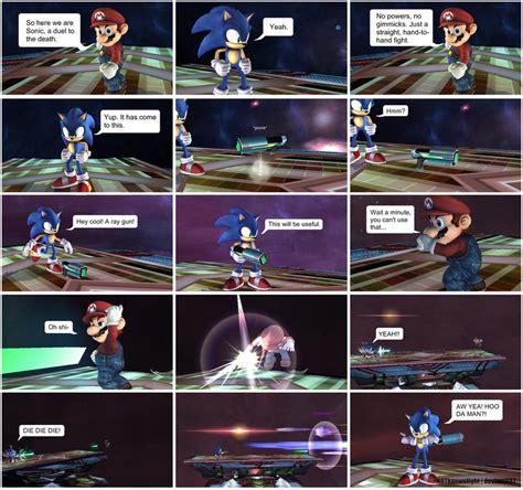 BS Comics: Mario vs. Sonic by NOTknownlight on DeviantArt