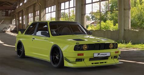 Prior Design : un kit très musclé pour la BMW Série 3 e30