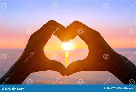 Hands forming a heart stock image. Image of love, heart - 42749205