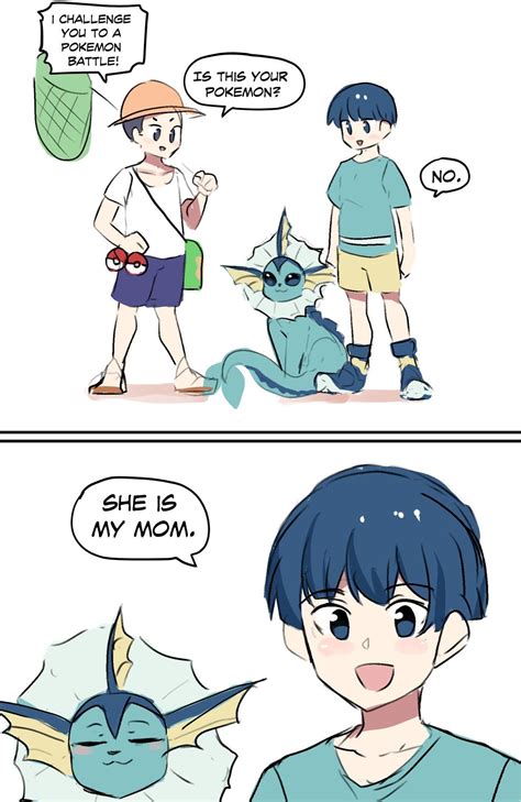 UwU by HimeHinghoi | Vaporeon | Anime memes funny, Pokemon funny ...