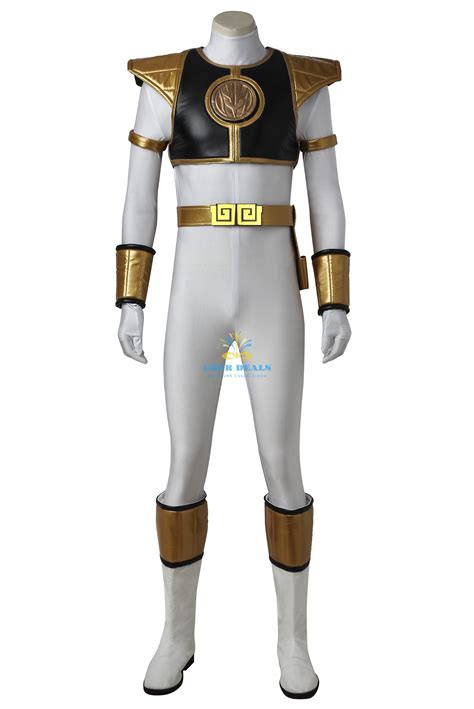 White Ranger - Power Rangers- Costume with Boots | Power rangers ...