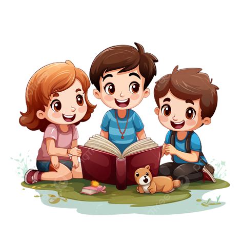 Kids Reading Book Clipart Transparent, Book Clipart, Reading Clipart ...