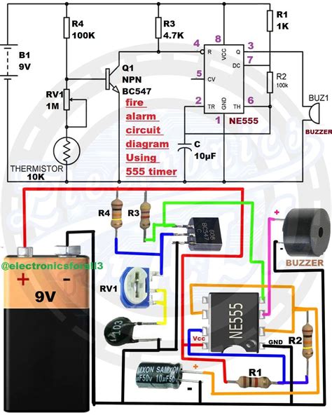 Fire Alarm Circuit Diagram And Components