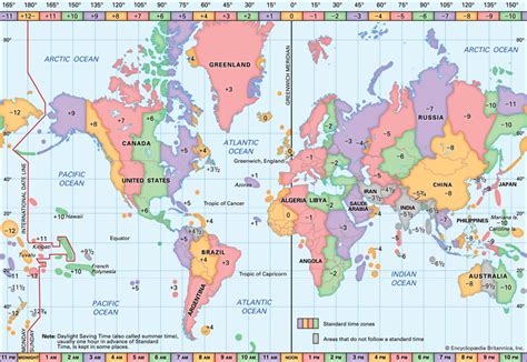 prime meridian: time zones - Students | Britannica Kids | Homework Help