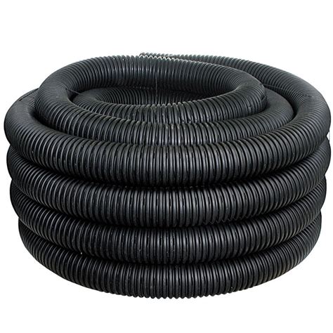 Advanced Drainage Systems 4 in. x 50 ft. Corrugated Pipes Drain Pipe ...