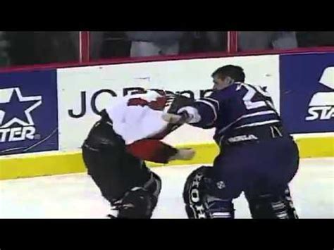 20 years ago today: Leafs' Potvin fights Hextall in epic goalie fight ...