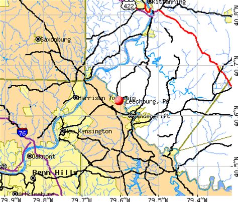 Leechburg, Pennsylvania (PA 15656) profile: population, maps, real ...