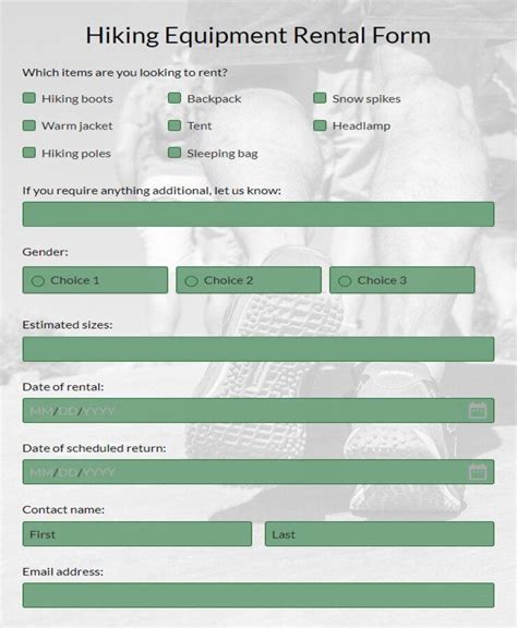 Free Rental Application Form Template | 123FormBuilder