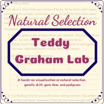 Natural Selection and Mechanisms of Evolution Teddy Graham Labs | TPT