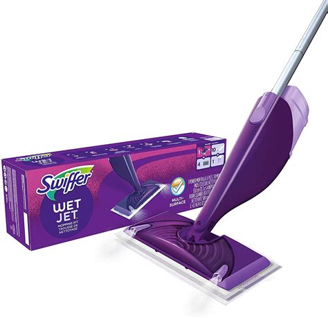 Swiffer WetJet Hardwood and Floor Spray Mop Cleaner Starter Kit ...