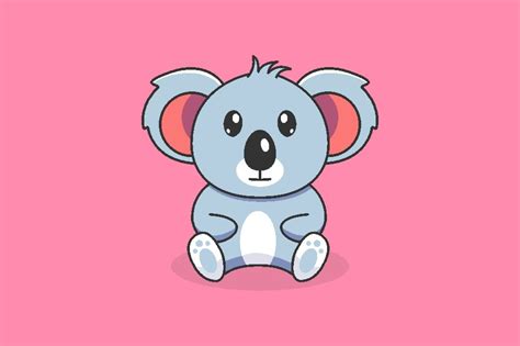 Koala Cartoon Character Design Graphic by mhd.usman00 · Creative Fabrica