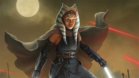 1280x720 Resolution Ahsoka Tano Concept Art Star Wars 720P Wallpaper ...