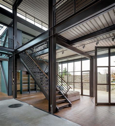 Contemporary Industrial House Features an Expressive Interior of Raw ...