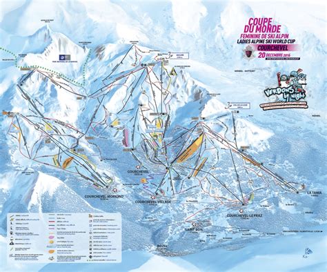 Courchevel Piste Map 2020 and the Best Pistes in Resort - Ski Dazzle