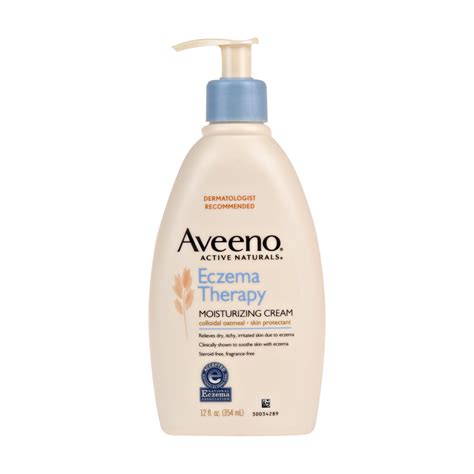 Aveeno Eczema Therapy Daily Moisturizing Cream with Oatmeal, 12 fl. oz ...