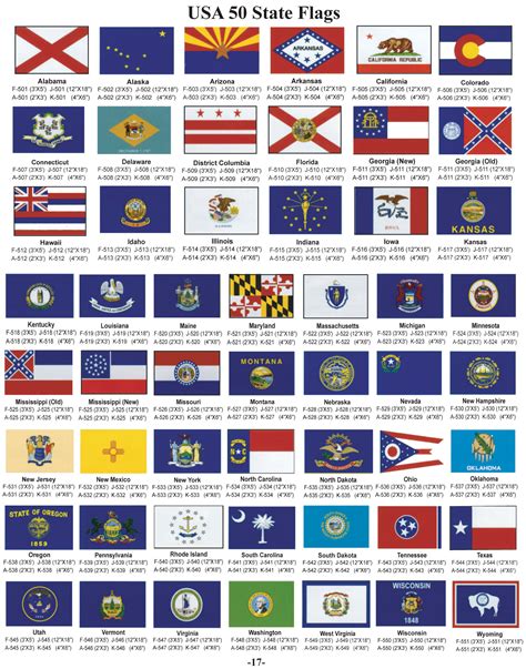 6 Best Images of 50 States Flag Printables - Flags From All 50 States ...