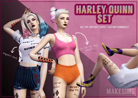 The Best Sims 4 Harley Quinn CC Packs — SNOOTYSIMS