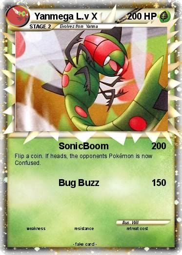 Pokémon Yanmega L v X - SonicBoom - My Pokemon Card