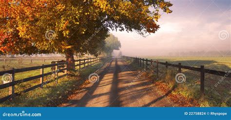 Countryside in Autumn stock photo. Image of road, country - 22758824