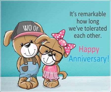 Happy Anniversary Funny Wishes And Quotes | Humorous anniversary quotes ...