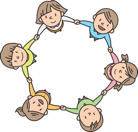 Children In Circle - Children Circle Clipart - Full Size Clipart ...