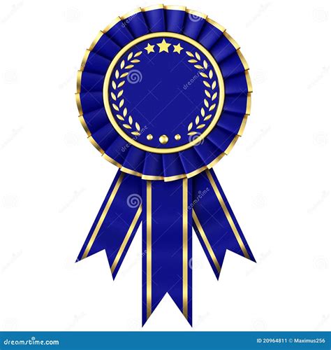 Blue Ribbon Award Stock Image - Image: 20964811