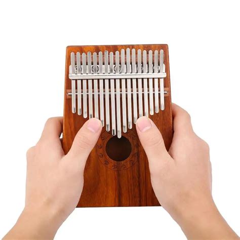 17 Key Finger Thumb Piano African Finger Mbira Portable Thumb Piano ...