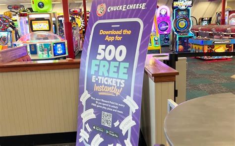 FREE 500 E-Tickets at Chuck E. Cheese! (Plus FREE 1,000 with Purchase ...