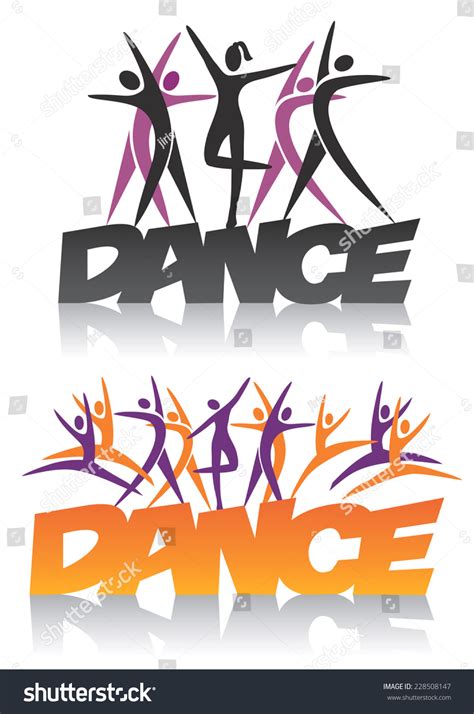 Words Dance Dance Group Word Dance Stock Vector (Royalty Free ...