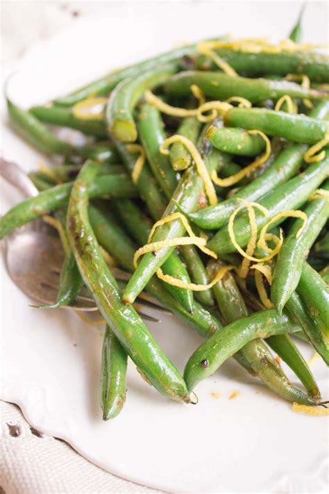 Lemon Garlic String Beans - fANNEtastic food | Registered Dietitian ...