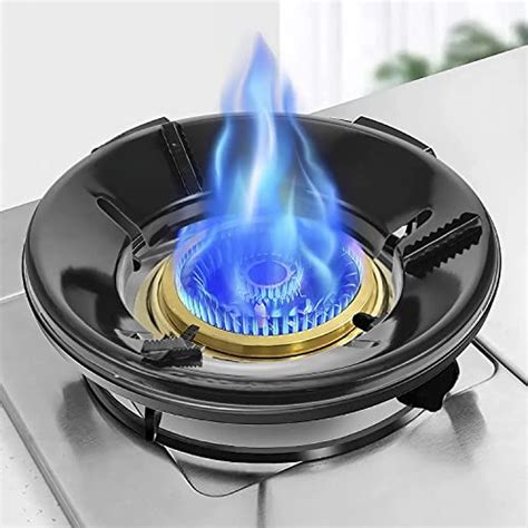 Kwer Black Gas Stove Burner Stand Gas Chula Burner Gas Saver Jali Ring ...