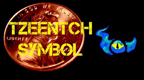 Techniques for Painting a Tzeentch Symbol - YouTube