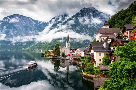 Austria, Hallstatt, Salzkammergut wallpaper | architecture | Wallpaper ...