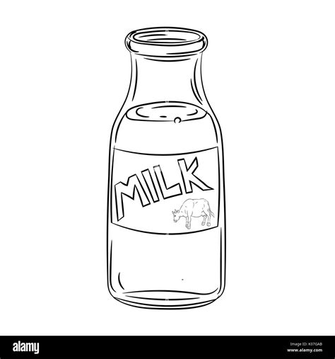 Milk Bottle Drawing