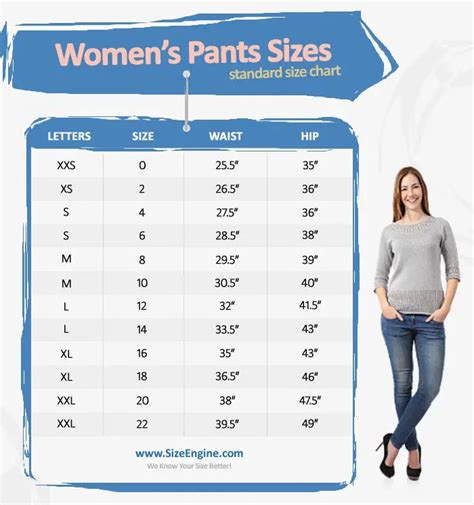 Women Pant Size Chart – Telegraph