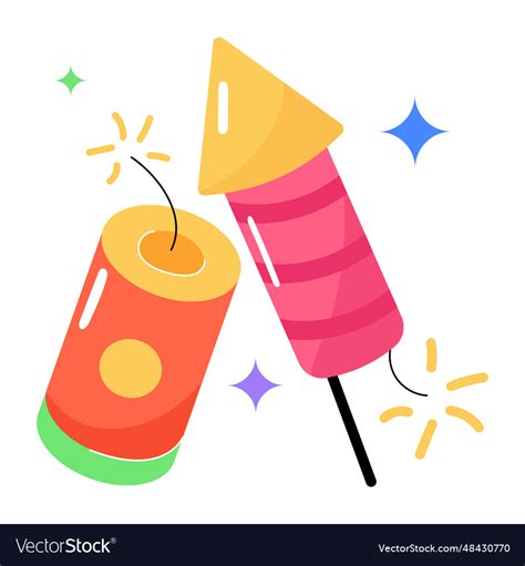 Fireworks Royalty Free Vector Image - VectorStock