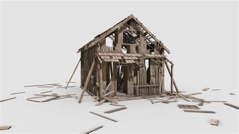 Abandoned House - Download Free 3D model by Sengchor [a0c01ce] - Sketchfab