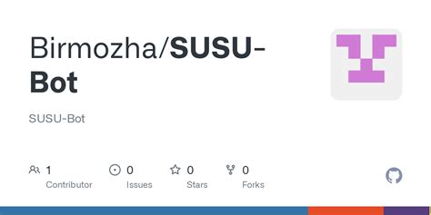 GitHub - Birmozha/SUSU-Bot: SUSU-Bot