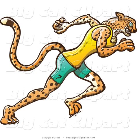 Royalty Free Running Cheetah Stock Big Cat Designs