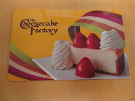 $25 The Cheesecake Factory Gift Card #TheCheesecakeFactory | Cheesecake ...