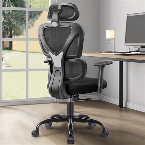 Coolhut Ergonomic Office Chair, High Back Adjustable Computer Desk ...