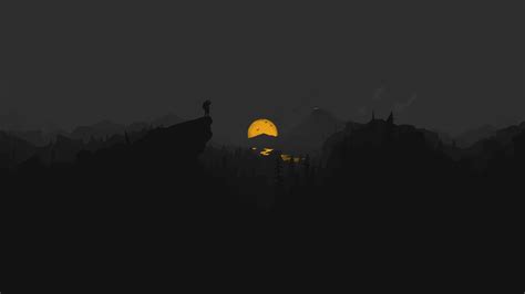 🔥 Free Download Firewatch Dark Version Desktop Wallpaper Black by ...