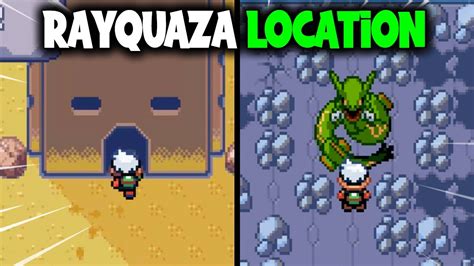 WHERE TO FIND RAYQUAZA ON POKEMON EMERALD - YouTube