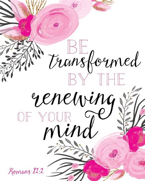 Be Transformed By The Renewing of Your Mind Digital Download Print ...