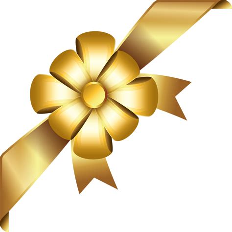 gold ribbon banner Free PNG 26795255 PNG