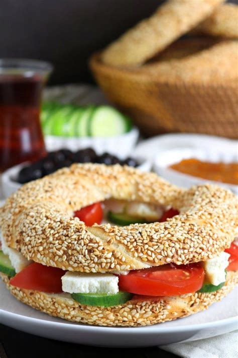 Simit is a delicious sesame bread sold in bakeries all over Turkey. It ...