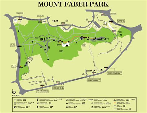 Mount Faber Park Map - Mount Faber Singapore • mappery