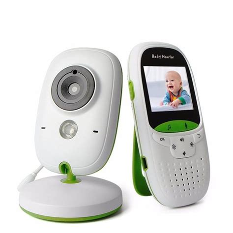 Baby Monitor LED With Thermometer and Video in 2020 | Wireless baby ...